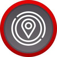 Location Pin Creative Icon Design vector