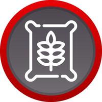 Seed Bag Creative Icon Design vector