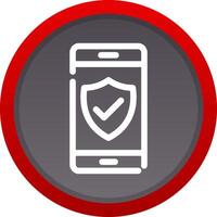 Phone Insurance Creative Icon Design vector