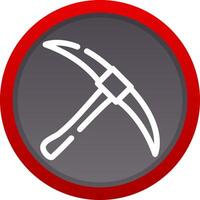 Pickaxe Creative Icon Design vector