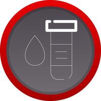 Blood Test Creative Icon Design vector