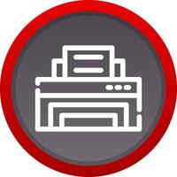 Printer Creative Icon Design vector