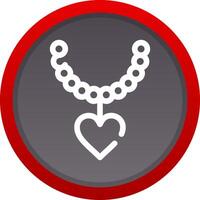 Pearl Necklace Creative Icon Design vector