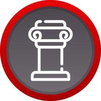 Pillar Creative Icon Design vector