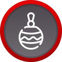 Bauble Creative Icon Design vector