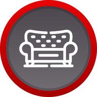 Sofa Creative Icon Design vector