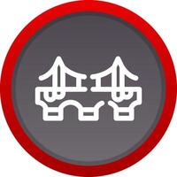 Bridge Creative Icon Design vector