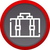 Suitcase Creative Icon Design vector