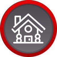 Cabin Creative Icon Design vector