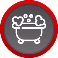 Bathtub Creative Icon Design vector