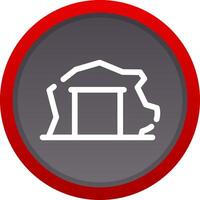 Mining Tunnel Creative Icon Design vector