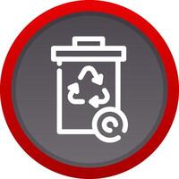 Recycle Bin Creative Icon Design vector