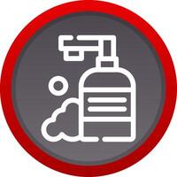 Shampoo Creative Icon Design vector