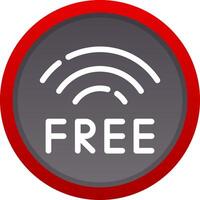 Free Wifi Creative Icon Design vector