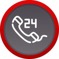 Emergency call Creative Icon Design vector