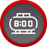 Digital Clock Creative Icon Design vector