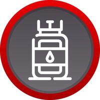 Gas Cylinder Creative Icon Design vector