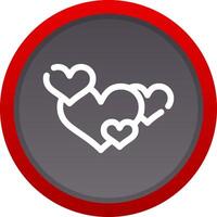 Hearts Creative Icon Design vector