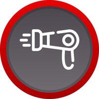 Hairdryer Creative Icon Design vector