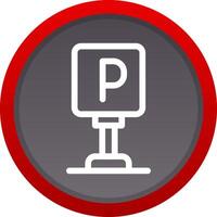 Parking Creative Icon Design vector