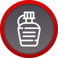 Water Bottle Creative Icon Design vector