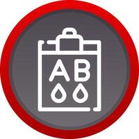 Blood Type Ab Creative Icon Design vector