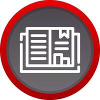 Open Book Creative Icon Design vector