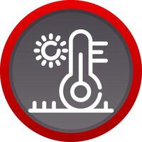 High Temperature Creative Icon Design vector