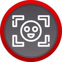 Face Detection Creative Icon Design vector