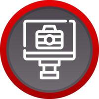 Lcd Camera Creative Icon Design vector