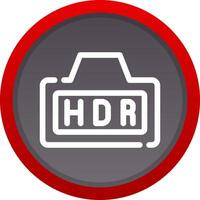 Hdr Creative Icon Design vector