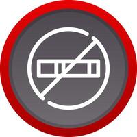 No Smoking Creative Icon Design vector