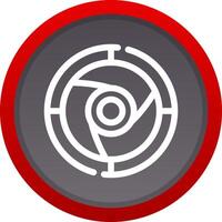 Shutter Creative Icon Design vector