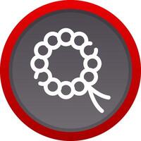 Rosary Creative Icon Design vector