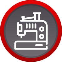 Sewing Machine Creative Icon Design vector