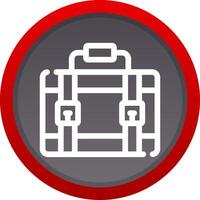 Suitcase Creative Icon Design vector