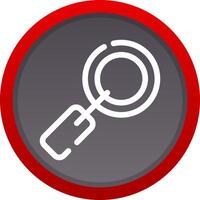 Magnifying Glass Creative Icon Design vector