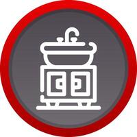 Washbasin Creative Icon Design vector