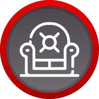 Armchair Creative Icon Design vector