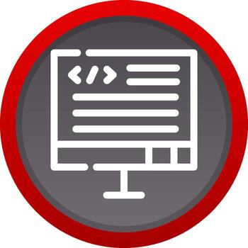 diseño de icono creativo de código vector