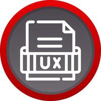 Ux Format Creative Icon Design vector
