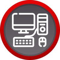 Computer Creative Icon Design vector