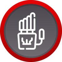 Robot Hand Creative Icon Design vector