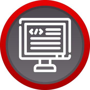 diseño de icono creativo de código vector