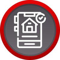 Home Insurance Creative Icon Design vector