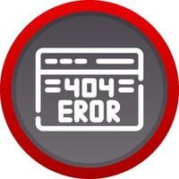 Diseño de icono creativo de error 404 vector