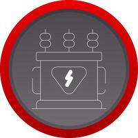 Power Transformer Creative Icon Design vector