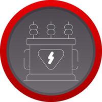 Power Transformer Creative Icon Design vector