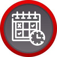 Schedule Creative Icon Design vector