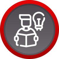 Self Learning Creative Icon Design vector